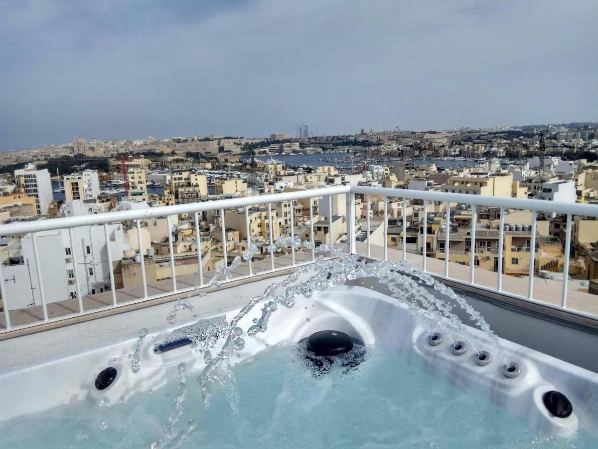 Wonderful Apartments With Shared Jacuzzi And Panorama Rooftop Gzira Ngoại thất bức ảnh